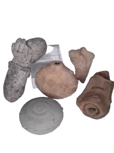 West Mexican pre Columbian Pottery Fragments and Large Arm - Picture 1 of 11