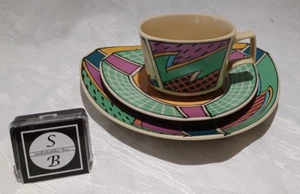 B24/51 Rosenthal Flash one Design Dorothy Hafner Kaffee-Gedeck 3 teilig - Bild 1 von 4