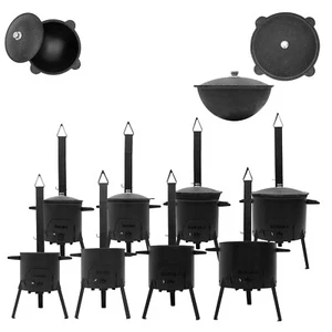 Kazan hierro fundido con horno de fuego Utschak con tubo de extracción Uchag Utschag - Imagen 1 de 81