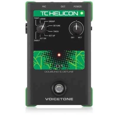 TC-HELICON VOICETONE D1 VOCAL EFFECTS PEDAL COMPACT EFFECTER VOICE TONE NEW - Image 1 of 4