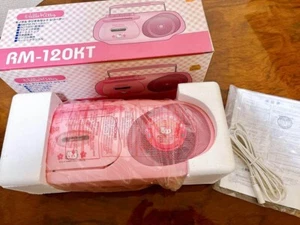 Hello Kitty AM/FM Radio Cassette Recorder Boombox RM-120KT Doshisha Unused - Picture 1 of 4