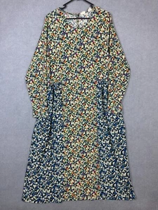 Levis Dress Womens Extra Large Colourful Ronan Zinzi Floral Midi - Picture 1 of 8