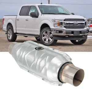 2.5" Inlet & Outlet Catalytic Converter For Ford F-150 2.7L 3.5L 5.0L 6.2L - Picture 1 of 13