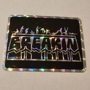 80s Vintage Breakin' Prism Vending Machine Promo Sticker Breakdance Breaking - Picture 1 of 15