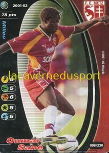 096 OUMAR SANE # FC METZ KARTE WIZARDS FOOTBALL CHAMPIONS 2001 2002 - Bild 1 von 1