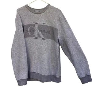 Calvin Klein Jeans Sweatshirt Unisex Grau Größe L - Bild 1 von 3