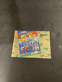 Wall street kid nes Manual only