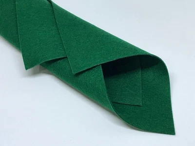 1mm Sacramental Green 100% Merino Wool Felt Sheet 20 x 30cm - No. 48 - Image 1 of 2