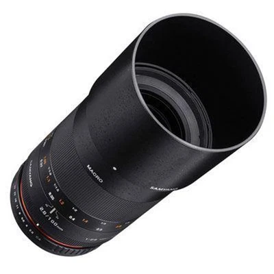 Samyang MF 100mm f 2.8 ED UMC Macro Lens for Sony E Mount Mirrorless Cameras - Image 1 of 3