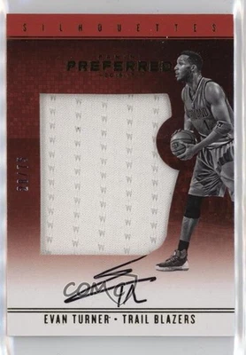 2016-17 Panini Preferred Silhouettes /75 Evan Turner #53 Auto - Image 1 of 2