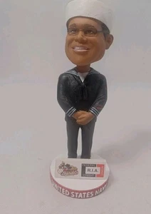 QUAD CITIES RIVER BANDITS Hero Night NAVY NODDER BOBBLEHEAD BOBBLE - Picture 1 of 5