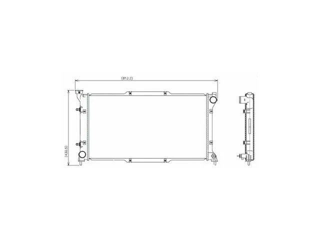 Radiador para 94-99 Subaru Legacy Naturally Aspirated GW79P2 Radiador Denso Foto 1 de 1