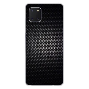 Coque en silicone imprimée compatible Samsung Galaxy Note 10 Lite Dark Metal - Photo 1 sur 6
