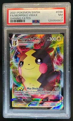 2021 Pokemon SWSH Shining Fates Morpeko VM #038/072 PSA 7 - Image 1 of 2