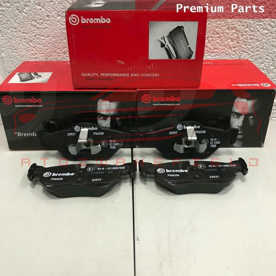 JUEGO PASTILLAS FRENO TRASERO GENUINO BREMBO INDICADOR CABLE DESGASTE BMW SERIE X1 E84 Foto 1 de 1