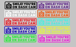 2x Aufkleber Dash Cam Dashcam Auto Sticker Tuning JDM Decal car  lkw Bike Video - Bild 1 von 10