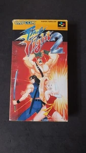 Final Fight 2 Nintendo Super Famicom SFC Japonais Usagé Complet Lisez - Imagen 1 de 14