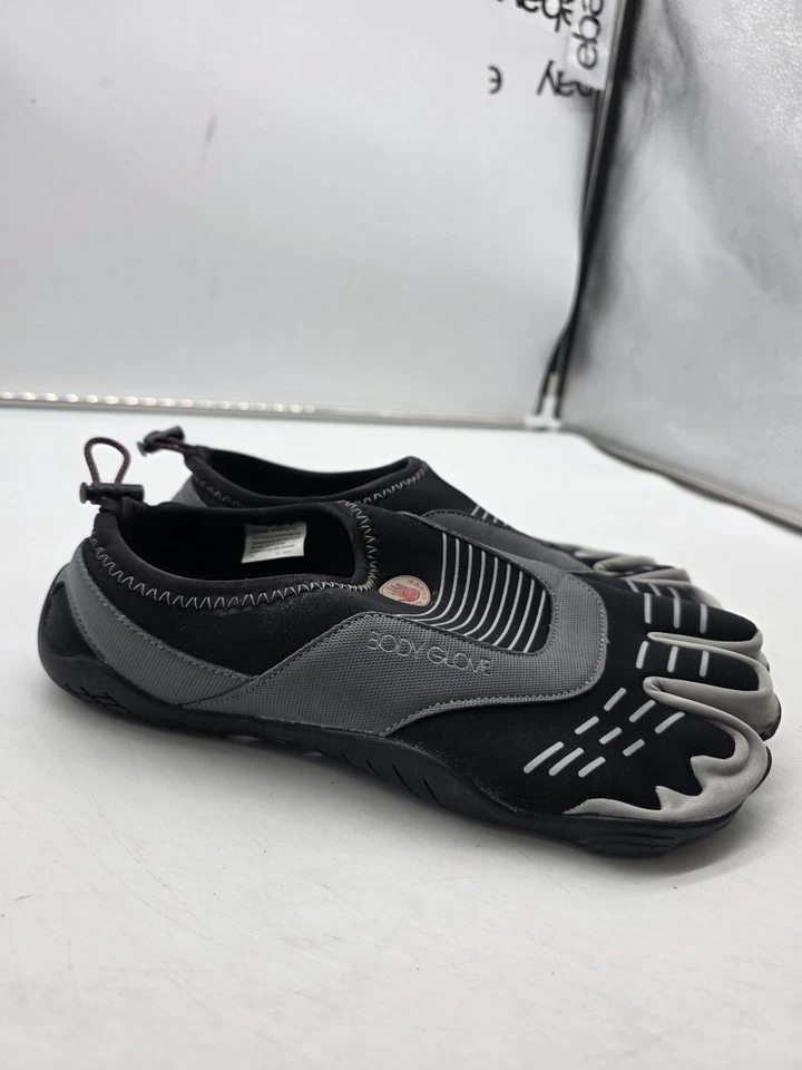 Body Glove Barefoot 3 Water Shoes Mens Size 9 Black Gray Toe Minimalist Aqua - Image 1 of 4