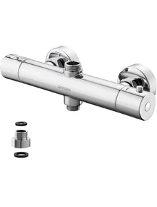 GRIFEMA G17005 Thermostat-Brausebatteriestange zwei Ausgänge, Wandbrause - Bild 1 von 3