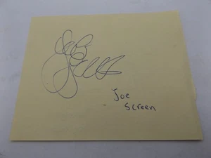 5" x 4" AUTOGRAPH BOOK PAGE HAND SIGNED BY JOE SCREEN & JOONAS KYLMAKORPI - Picture 1 of 2