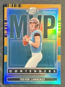 2021 Panini Contenders Optic Trevor Lawrence Rookie RC MVP Contenders Orange /50 - Picture 1 of 2