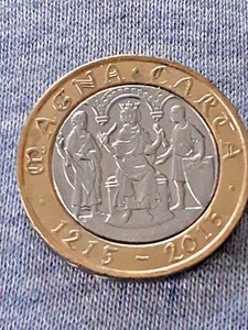 2015 MAGNA CARTA £2 Pound Coin,In Great Condition. - Picture 1 of 2