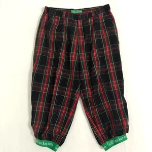 Golfknicker.com Golfschlüpfer Hose Herren Größe 38 (passt 36) Tartan kariert Preppy - Bild 1 von 8