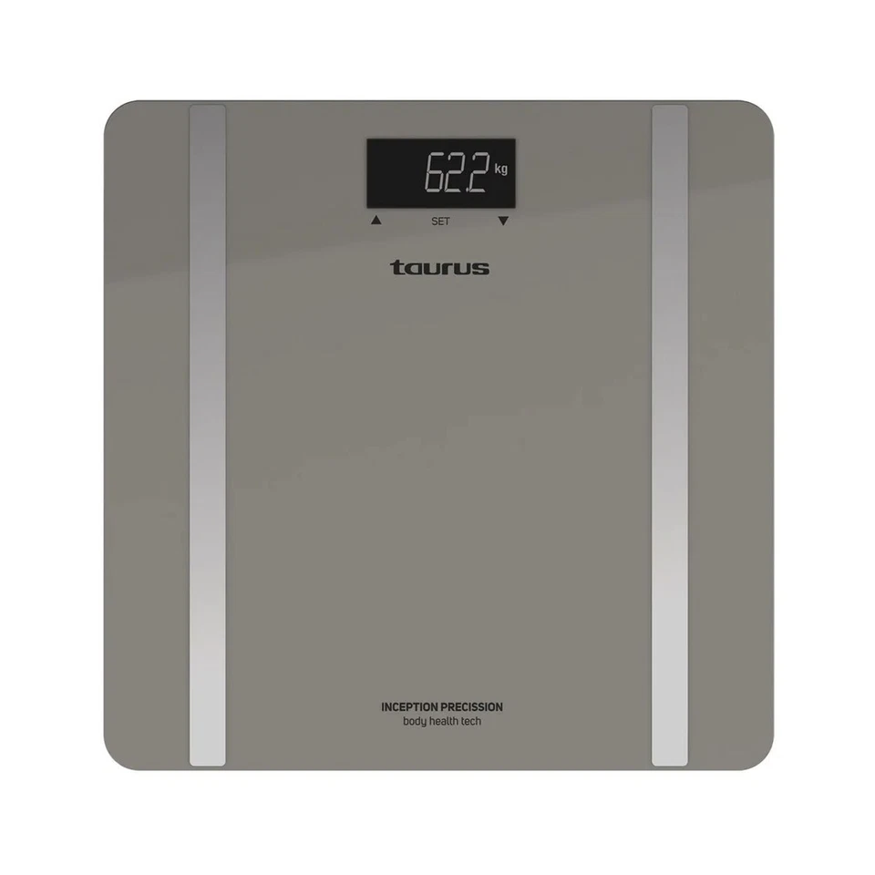 Bilancia Digitale da Bagno Taurus INCEPTION Grigio 180 kg - Immagine 1 di 1