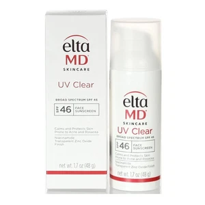 Elta MD UV Clear Broad Spectrum SPF 46 1.7oz/48g NEW IN BOX - Picture 1 of 1