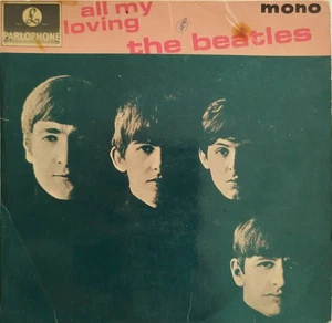THE BEATLES All My Loving ISRAEL ISRAELI 7" YELLOW PARLOPHON EP - Picture 1 of 4