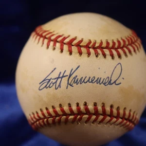 Scott Kamienicki New York Yankees Autograph OAL baseball (aub11) - Picture 1 of 3