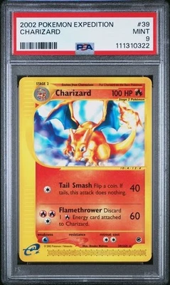 2002 POKEMON EXPEDITION #39/165 CHARIZARD PSA 9 - Image 1 of 2