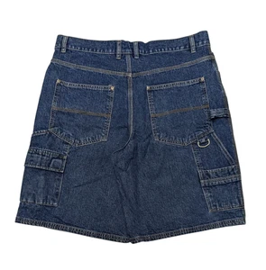 Vintage Y2K Faded Glory Denim Shorts Herren 36 (34x10) Carpenter Cargo Jorts Baggy - Bild 1 von 8