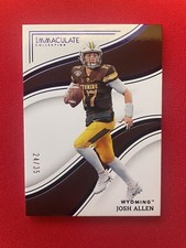 Josh Allen 2023 Panini Immaculate Collection Collegiate Blue #27 24/35
