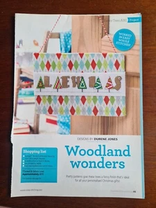 Woodland Wonders Funky Trees ABC Cross Stitch Pattern - Pattern Only - Picture 1 of 3