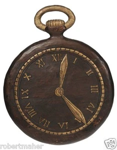 Carved and Painted Antique Watchmaker's Sign MAKE ME AN OFFER!!! - Picture 1 of 12