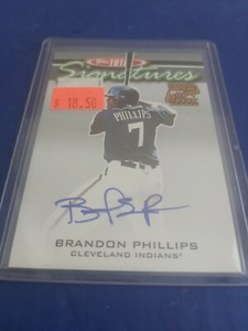 2003 Topps Total Signatures Brandon Phillips Autograph Card #TS-BP