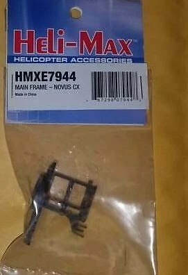 HMXE7944  HELI-MAX MAIN FRAME - NOVUS CX & HMXE7469 Outer Shaft & HMXE8543 Swash - Image 1 of 4