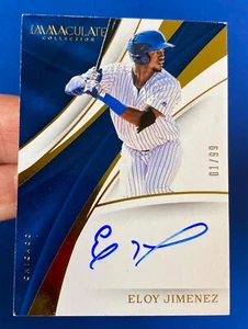 ELOY JIMENEZ ROOKIE AUTOGRAPH - 2017 Panini Immaculate “On-Card” Auto #’d “1”/99 - Picture 1 of 6