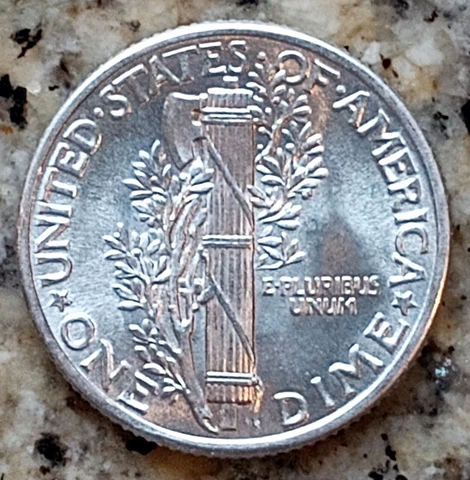 1939  Mercury Dime  Gem BU  FSB Cover