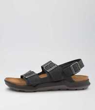 New Birkenstock Milano Cross Town Black Mens Shoes Casual Sandals Sandals Flat