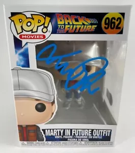 Michael J. Fox signiert zurück in die Zukunft Marty McFly Funko POP 962 BTTF BAS COA - Bild 1 von 5
