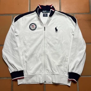 Polo Ralph Lauren United States USA Olympic Team Track Jacket Men’s Size Large - Picture 1 of 7