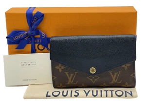 Auth Louis Vuitton Monogram Portefeuille Pallas Compact WalletM60990 W/B i040604 - Picture 1 of 20