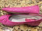 Melanie Taylor by Rachel Shoes Girls Youth Pink Slip On Shoes Size 4M VGUC