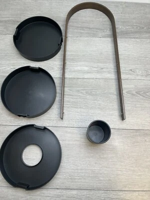 Bandeja de mostrador de baño de plástico Bellwood Umbra 1015098-048 negra/nogal *LEER* Foto 1 de 3