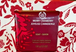 JABÓN DE ARÁNDANO MERRY THE BODY SHOP, 3,5 OZ, NUEVO, RARO - Imagen 1 de 1