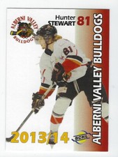 2013-14 Alberni Valley Bulldogs (BCHL) Hunter Stewart