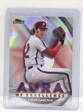 2022 Topps Finest - Aura of Excellence #AE-SC Steve Carlton