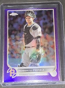 2022 Topps Chrome Update Baseball Purple Refractor #USC58 Roberto Perez - Bild 1 von 2